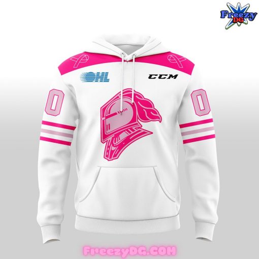 London Knights Pink In The Rink Hoodie