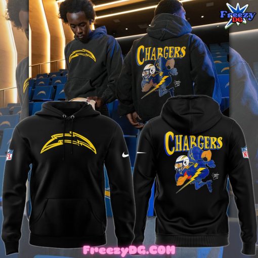 Los Angeles Chargers Crenshaw Skate Club Black Hoodie