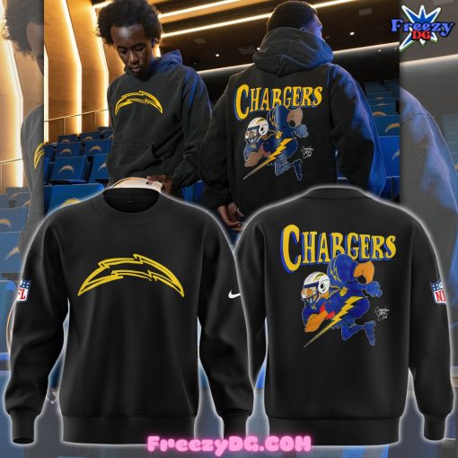 Los Angeles Chargers Crenshaw Skate Club Black Sweatshirt