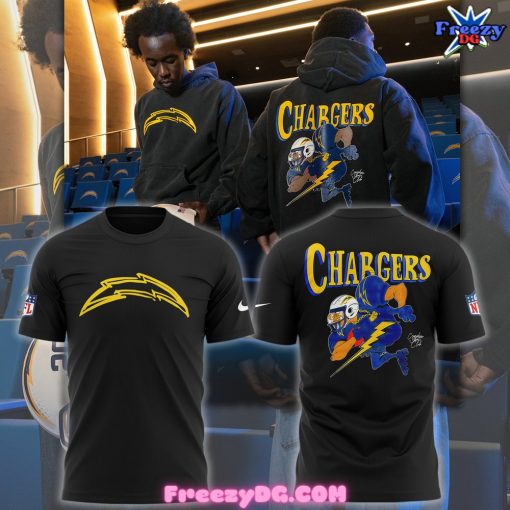 Los Angeles Chargers Crenshaw Skate Club Black T-Shirt