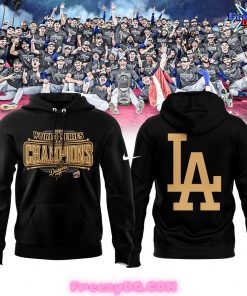 Los Angeles Dodgers 2024 World Series Champions Special Black Hoodie