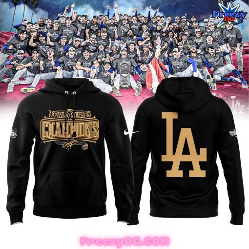 Los Angeles Dodgers 2024 World Series Champions Special Black Hoodie