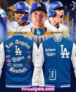 Los Angeles Dodgers 8-Time World Series Champions Special Blue Jacket