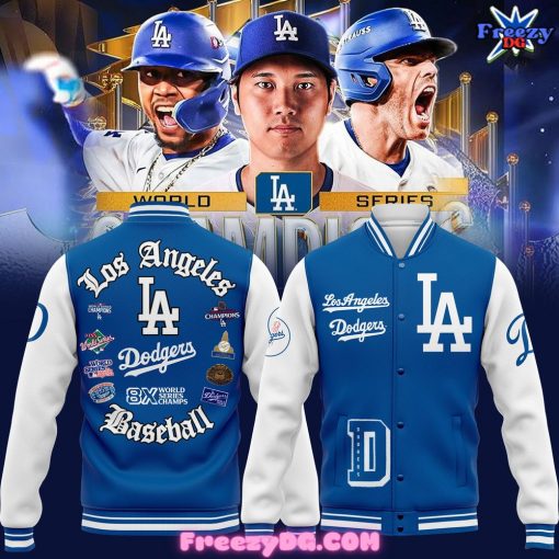 Los Angeles Dodgers 8-Time World Series Champions Special Blue Jacket