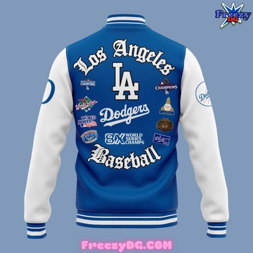 Los Angeles Dodgers 8-Time World Series Champions Special Blue Jacket