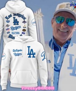 Los Angeles Dodgers 8-Time World Series Champions Special White Hoodie