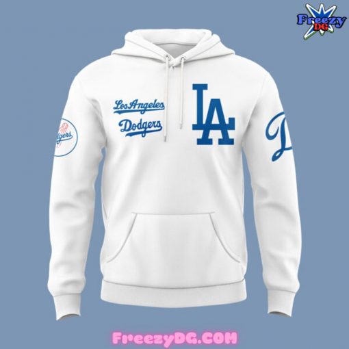 Los Angeles Dodgers 8-Time World Series Champions Special White Hoodie