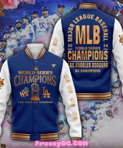 Los Angeles Dodgers 8X World Series Champion Baseball Jacket