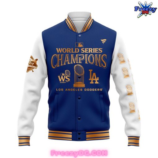 Los Angeles Dodgers 8X World Series Champion Baseball Jacket