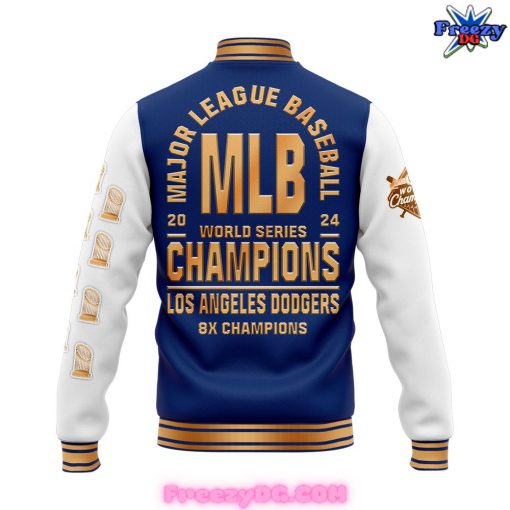 Los Angeles Dodgers 8X World Series Champion Baseball Jacket