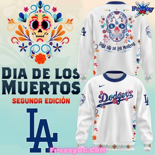 Los Angeles Dodgers Dia De Los Muertos Sweatshirt