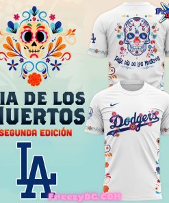 Los Angeles Dodgers Dia De Los Muertos T-Shirt