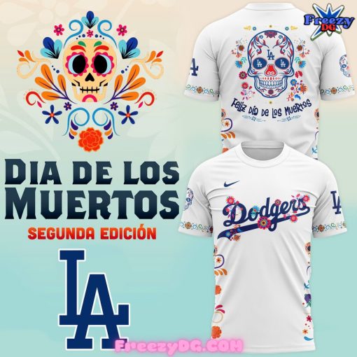 Los Angeles Dodgers Dia De Los Muertos T-Shirt