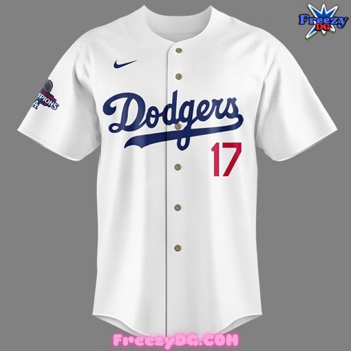 Los Angeles Dodgers National League MVP Shohei Ohtani Baseball Jersey