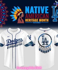 Los Angeles Dodgers Native American Heritage Month Baseball Jersey