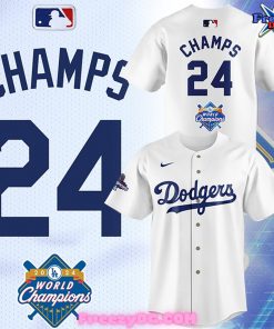 Los Angeles Dodgers World Series Champions 2024 Baseball Jersey