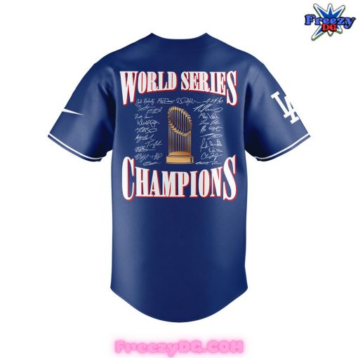 Los Angeles Dodgers World Series Champions 2024 Special Blue Baseball Jersey