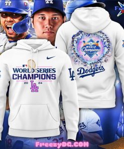 Los Angeles Dodgers World Series Champions 2024 Special White Hoodie