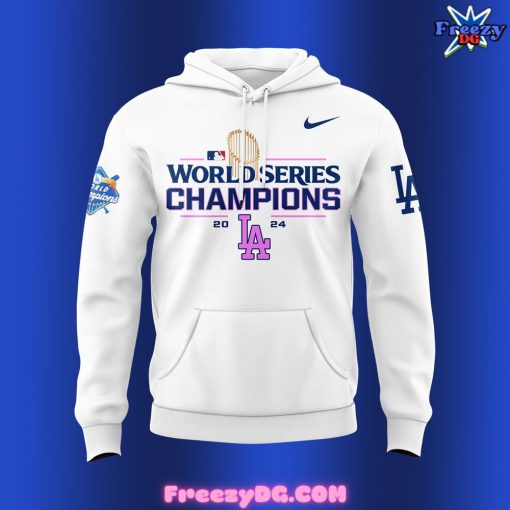 Los Angeles Dodgers World Series Champions 2024 Special White Hoodie