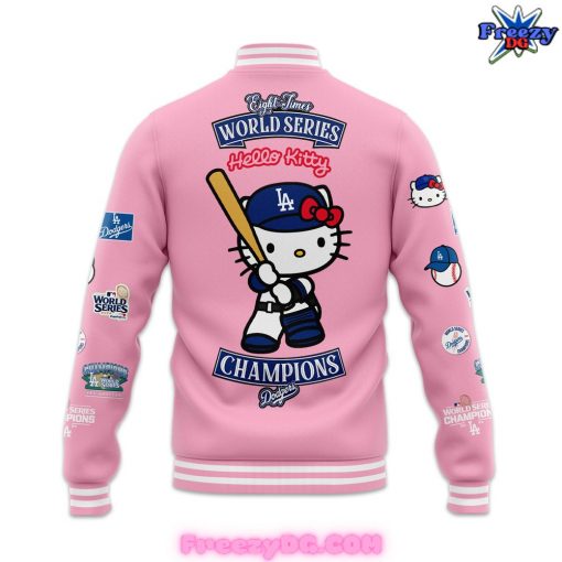 Los Angeles Dodgers x Hello Kitty World Series Champions 2024 Baseball Jacket