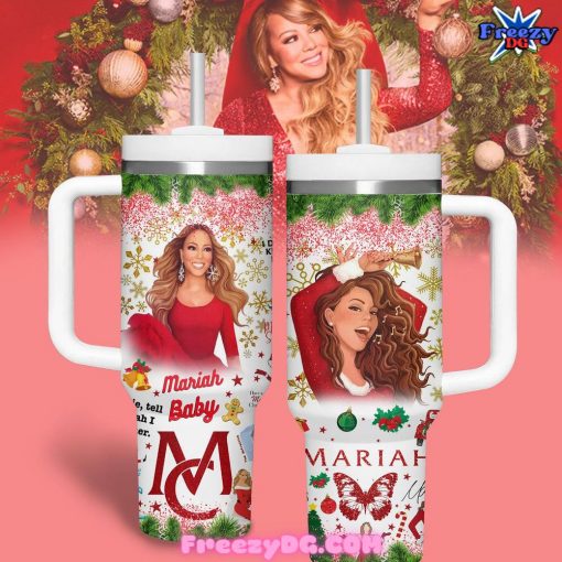 Mariah Carey Merry Christmas Stanley Tumbler Cup