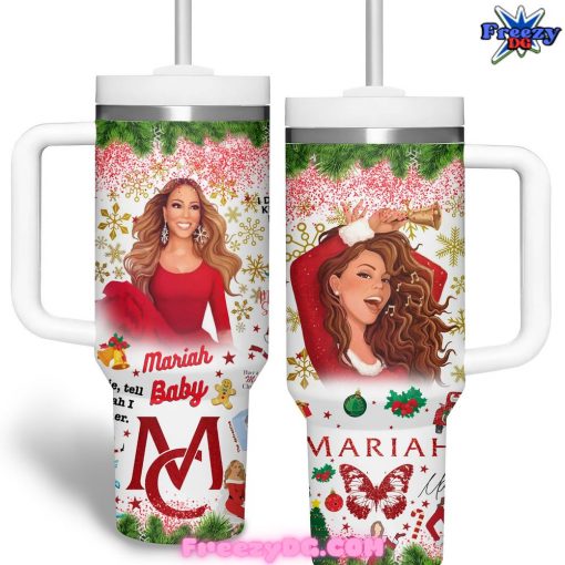 Mariah Carey Merry Christmas Stanley Tumbler Cup