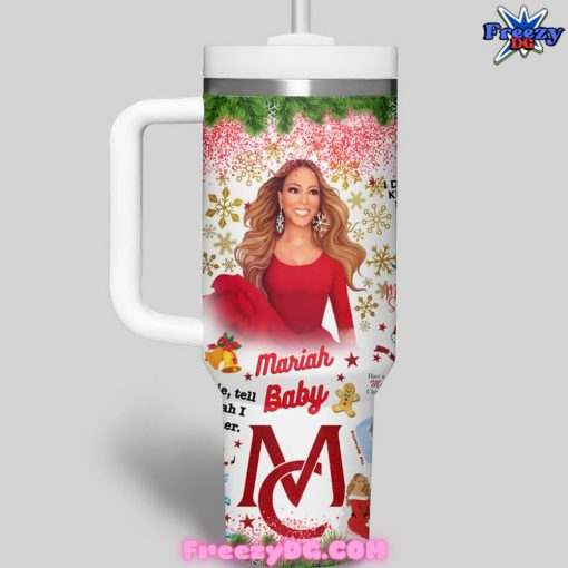 Mariah Carey Merry Christmas Stanley Tumbler Cup