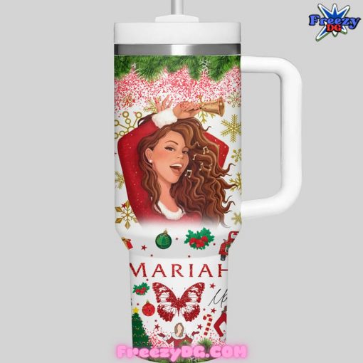 Mariah Carey Merry Christmas Stanley Tumbler Cup