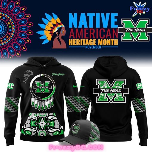 Marshall Thundering Herd Native American Heritage Month 2024 Hoodie