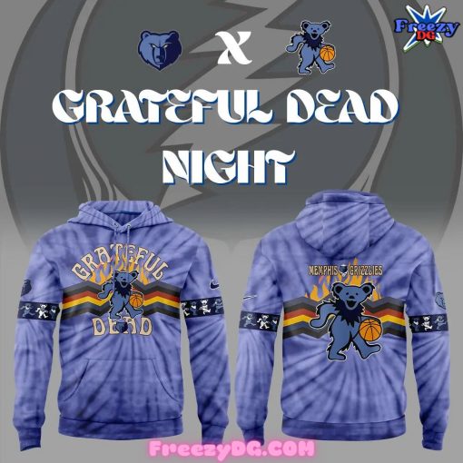 Memphis Grizzlies Grateful Dead Night 2024 Hoodie