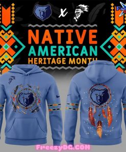 Memphis Grizzlies Native American Heritage Month 2024 Hoodie