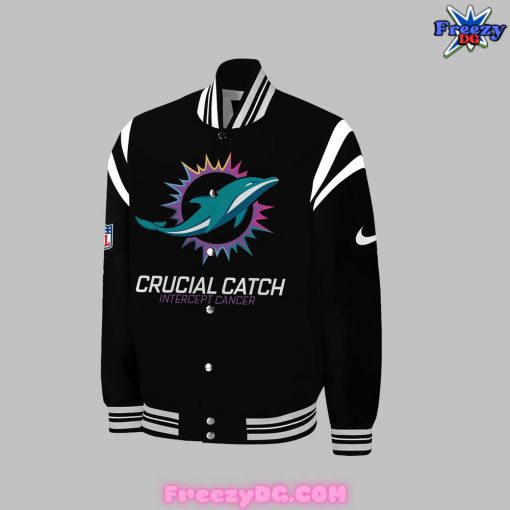 Miami Dolphins Crucial Catch Intercept Cancer Special 2024 Jacket