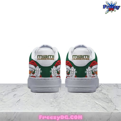 Miami Hurricanes Merry Christmas Nike Air Force 1