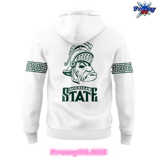 Michigan State Football Icy Whites x Gruff Special Hoodie