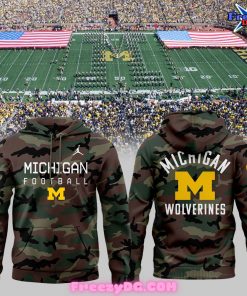 Michigan Wolverines Military Appreciation 2024 Camo Hoodie