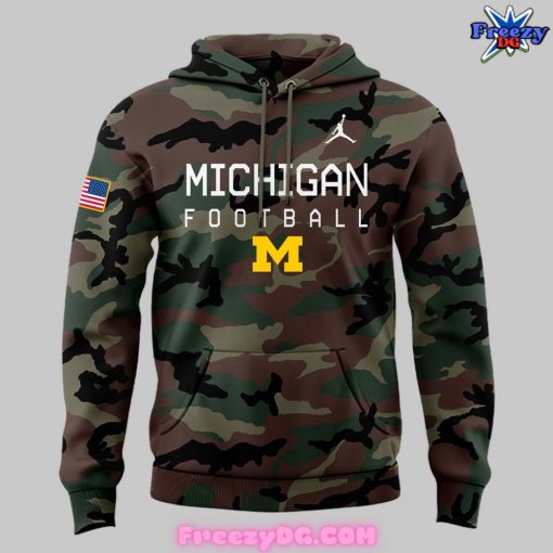 Michigan Wolverines Military Appreciation Special Camo Hoodie