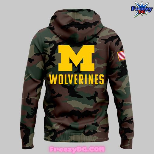 Michigan Wolverines Military Appreciation Special Camo Hoodie