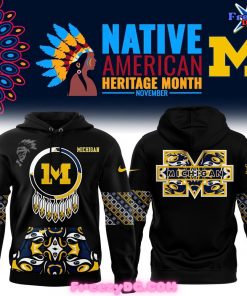 Michigan Wolverines Native American Heritage Month 2024 Hoodie