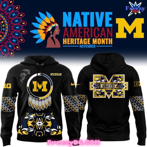 Michigan Wolverines Native American Heritage Month 2024 Hoodie