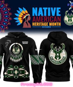 Milwaukee Bucks NBA Native American Heritage Month Hoodie