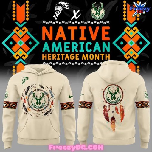 Milwaukee Bucks Native American Heritage Month 2024 Hoodie