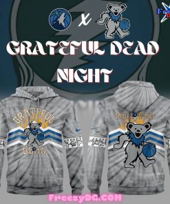 Minnesota Timberwolves Grateful Dead Night 2024 Hoodie