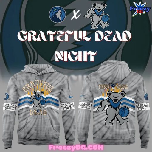 Minnesota Timberwolves Grateful Dead Night 2024 Hoodie