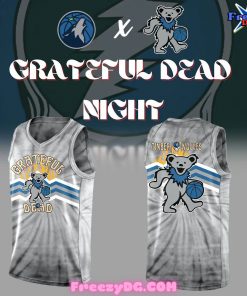 Minnesota Timberwolves Grateful Dead Night Basketball Jersey