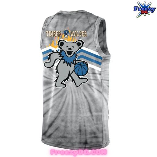 Minnesota Timberwolves Grateful Dead Night Basketball Jersey