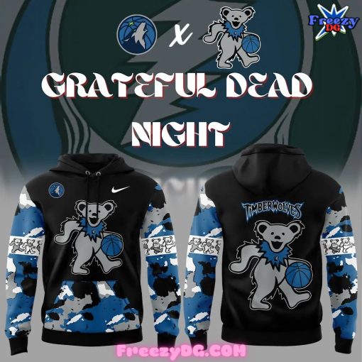 Minnesota Timberwolves Grateful Dead Night Hoodie