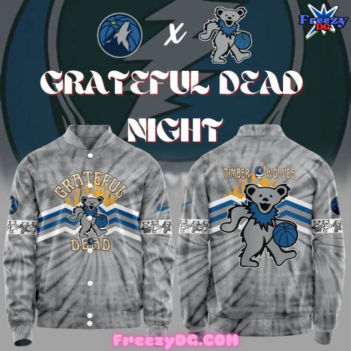 Minnesota Timberwolves Grateful Dead Night Jacket