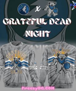 Minnesota Timberwolves Grateful Dead Night Sweatshirt