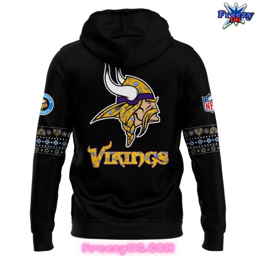 Minnesota Vikings Happy Hanukkah Holiday 2024 Hoodie