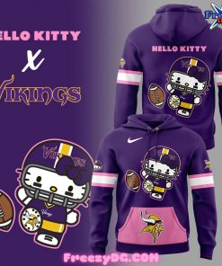 Minnesota Vikings Hello Kitty Hoodie